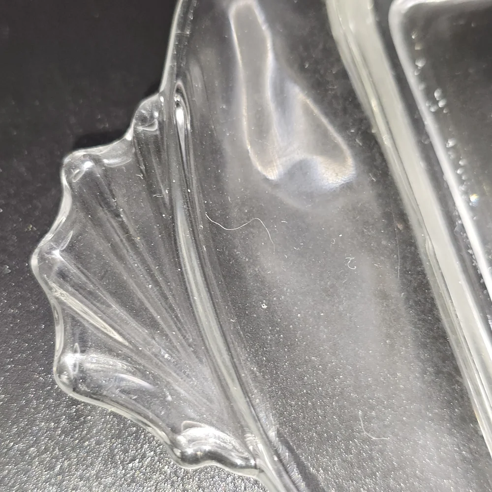 Heisey Waverly Covered Butter‎ Dish w/Horse Finial